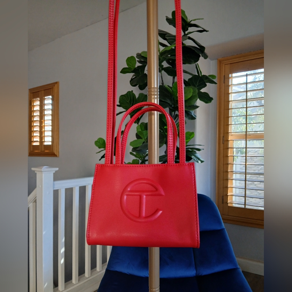 NWOT TELFAR Small Shopping Bag in Red